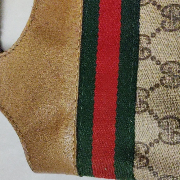 GUCCI "GG" Web 80's "Sherry Line" Hand Bag - Picture 5 of 10